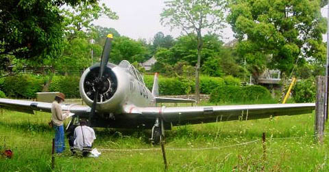 Displayed T-6G Texan